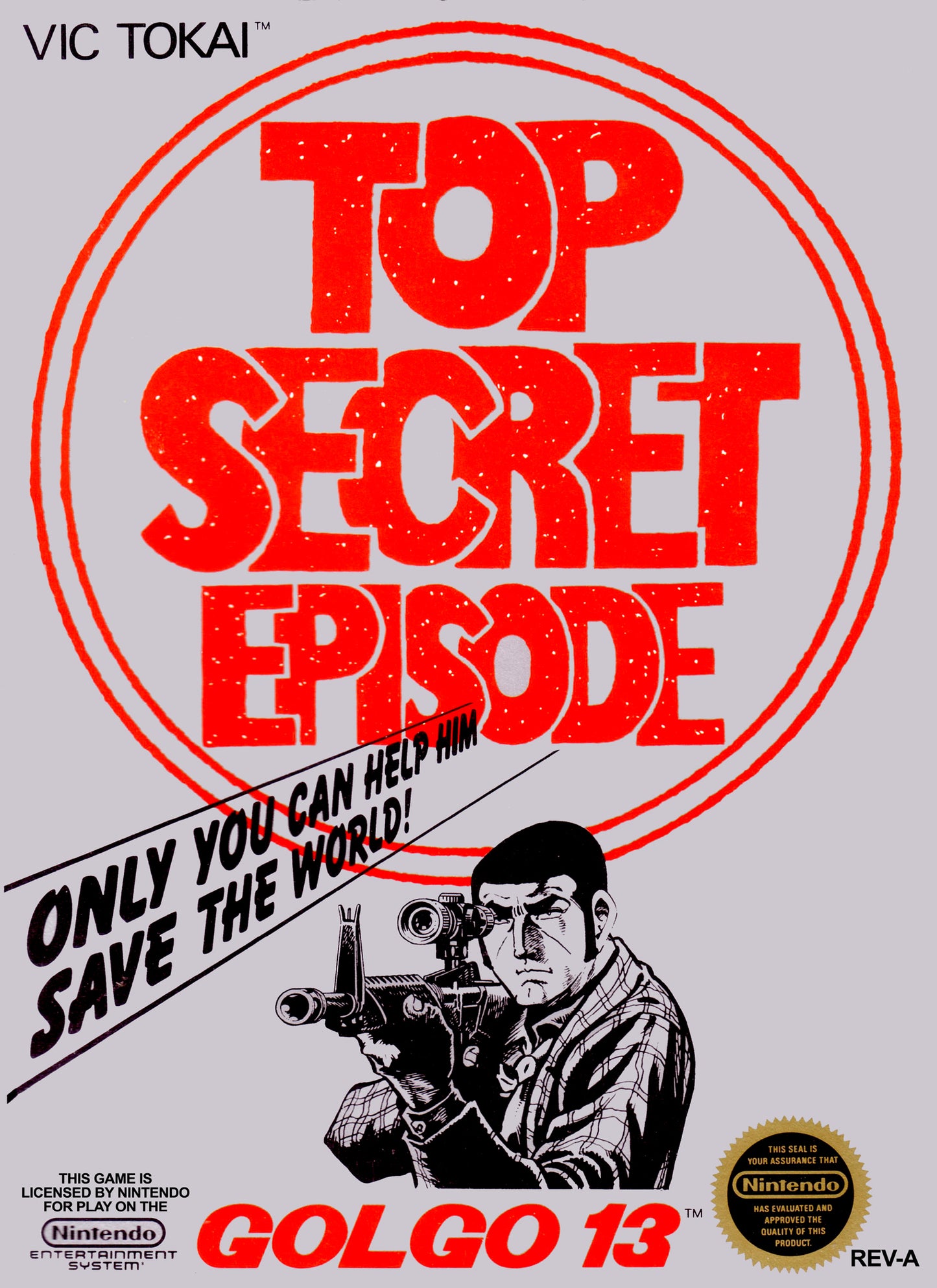 GOLGO 13: TOP SECRET EPISODE - NES (W/BOX)