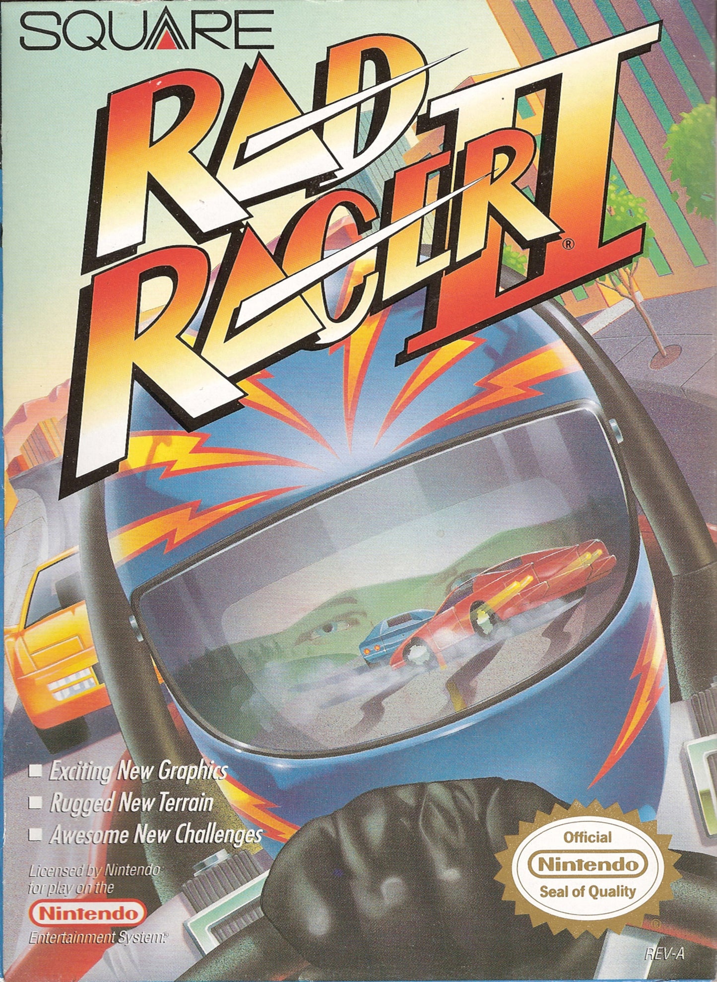 RAD RACER II - NES (W/BOX)