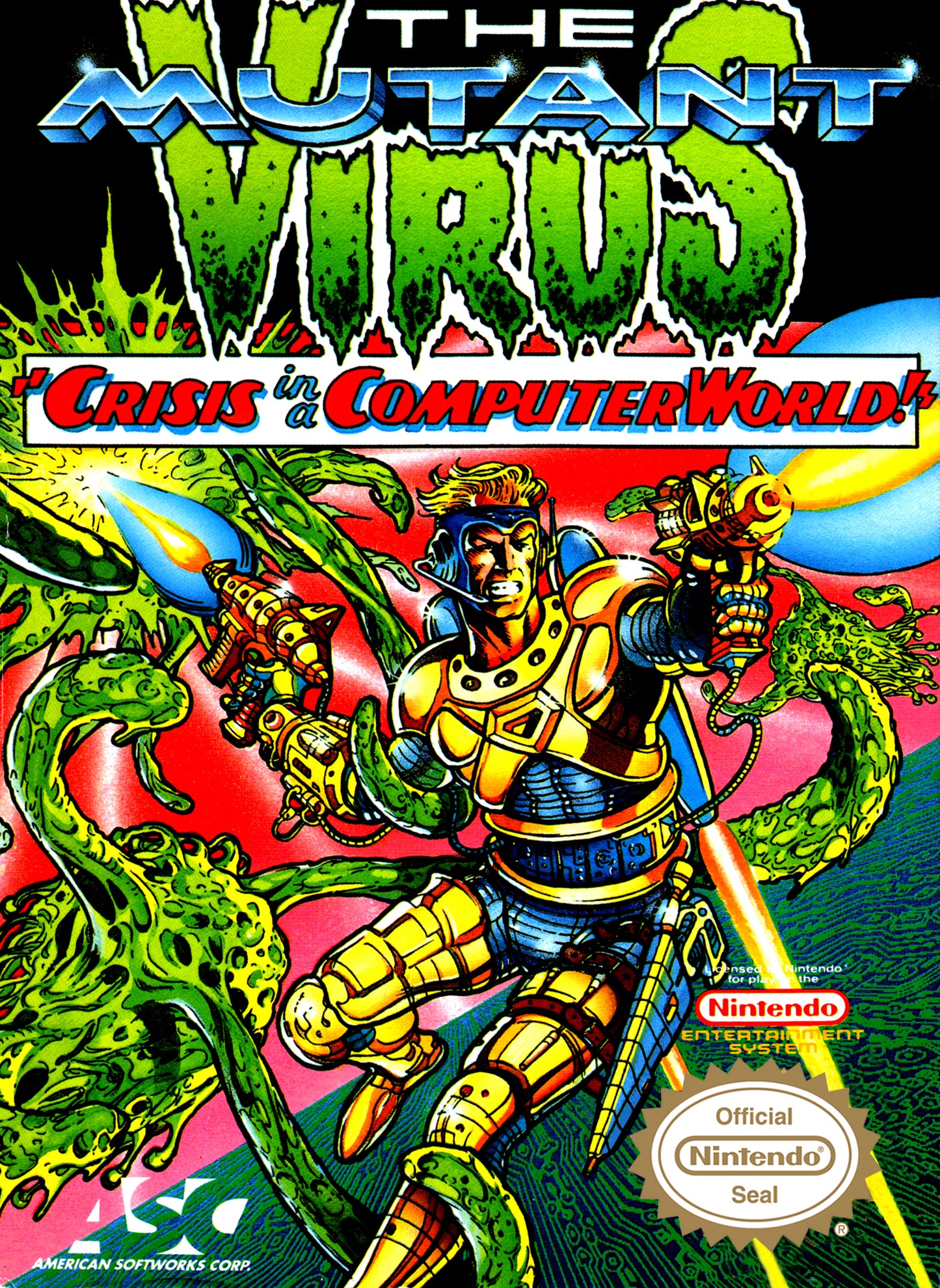 MUTANT VIRUS - NES (W/BOX & MANUAL)