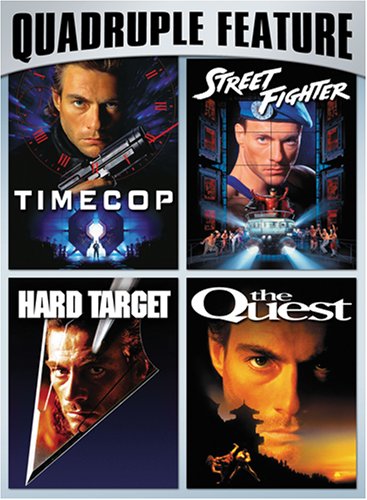 HARD TARGET/TIMECOP/STREET FIGHTER/QUEST - DVD-VAN DAMME QUADRUPLE FEATURE