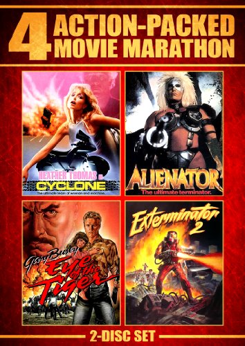 CYCLONE/ALIENATOR/EYE OF THE TIGER/EXTER - DVD-ACTION-PACKED MOVIE MARATHON-SHOUT F