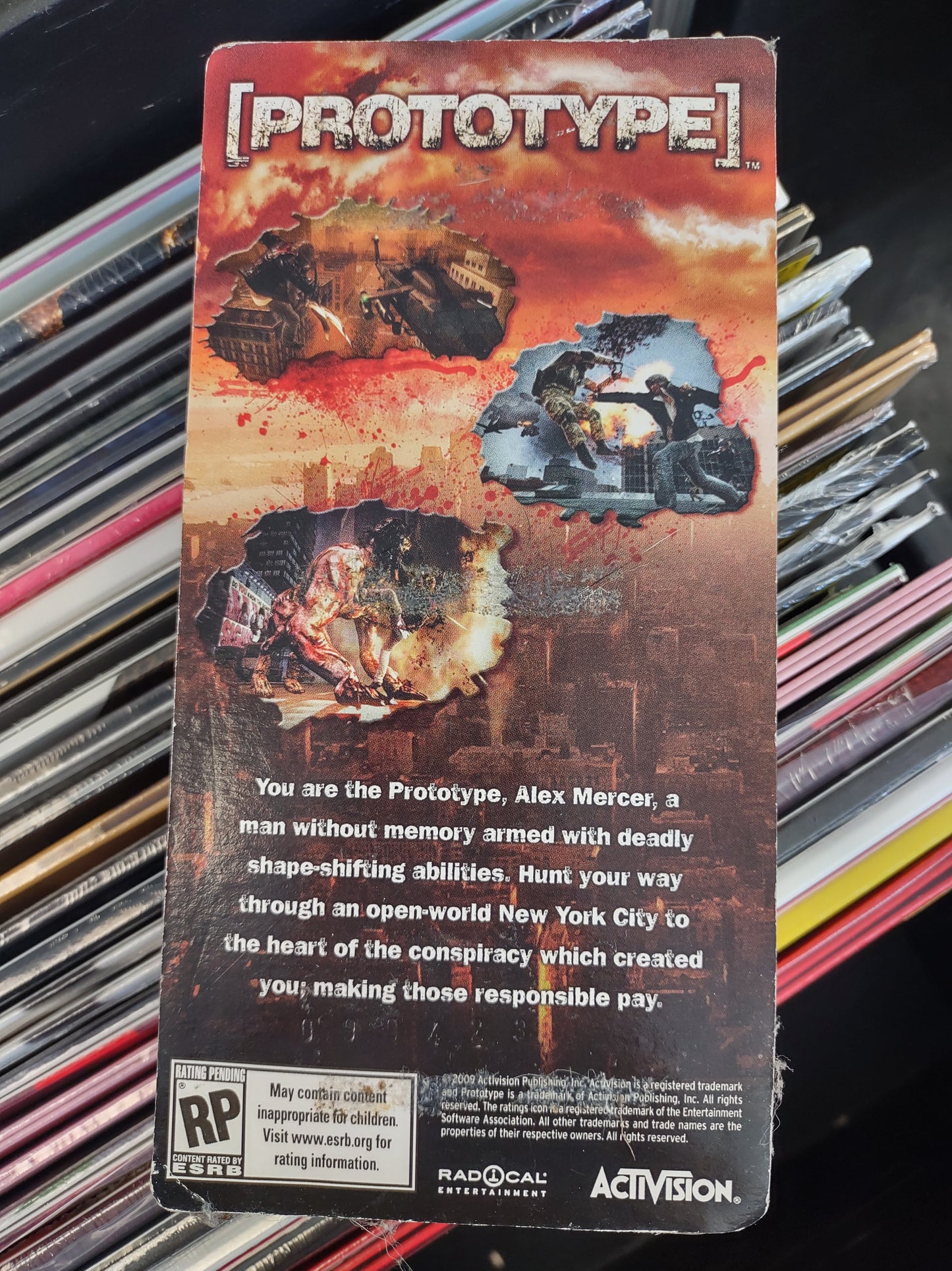 PROTOTYPE: ALEX MERCER (4") - NECA-2009