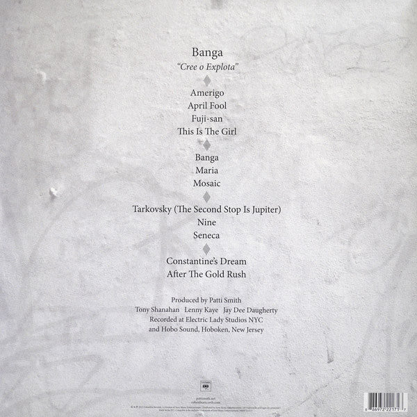 Patti Smith - Banga (Used LP)