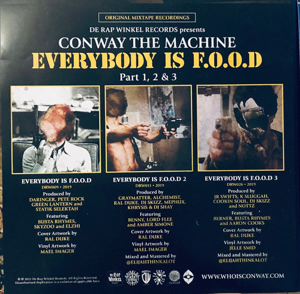 Conway The Machine - Everybody Is F.O.O.D. Part 1, 2 & 3 (Used LP)