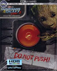 GUARDIANS OF THE GALAXY VOL. 2 - BLU-4K-INC. 3D & BLU COPY-STEELBOOK