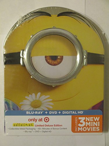 MINIONS - BLU-INC. DVD COPY (STEELBOOK)(TARGET)