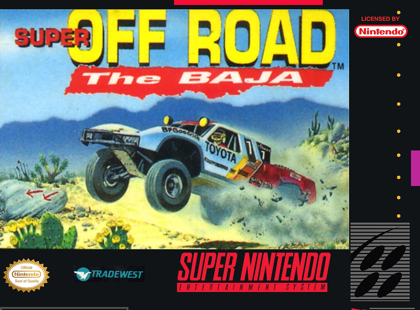 SUPER OFF ROAD: THE BAJA - SNES (W/BOX)