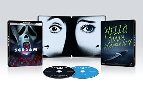 SCREAM 2 (SEALED) - BLU-4K-INC. BLU COPY-25TH ANN. STEELBOOK