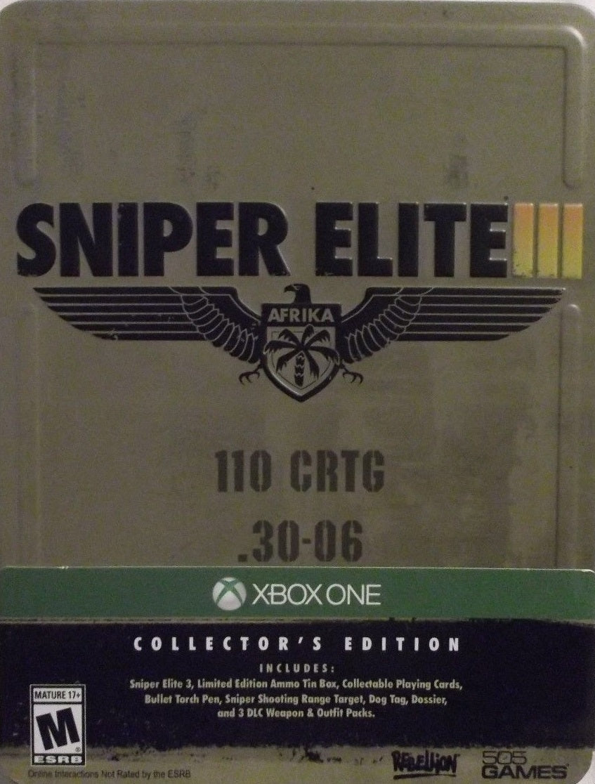 SNIPER ELITE III (COLLECTOR'S EDITION) - XBXONE