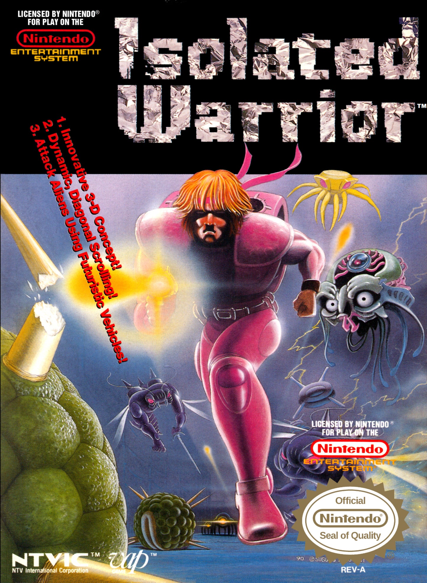 ISOLATED WARRIOR - NES (W/BOX)
