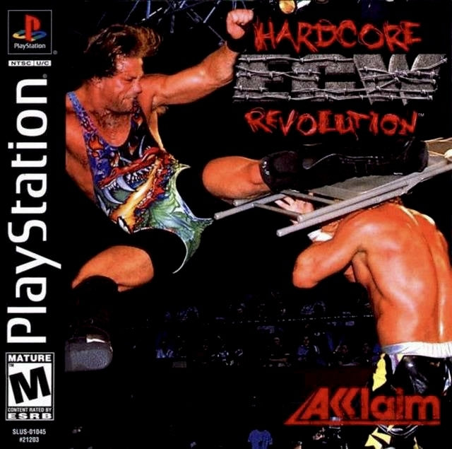 ECW HARDCORE REVOLUTION - PS1