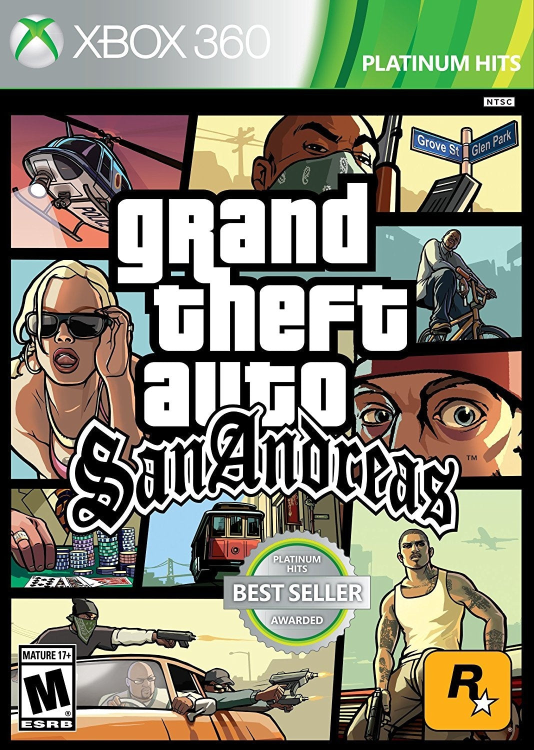GRAND THEFT AUTO: SAN ANDREAS (PLATINUM - XBX360