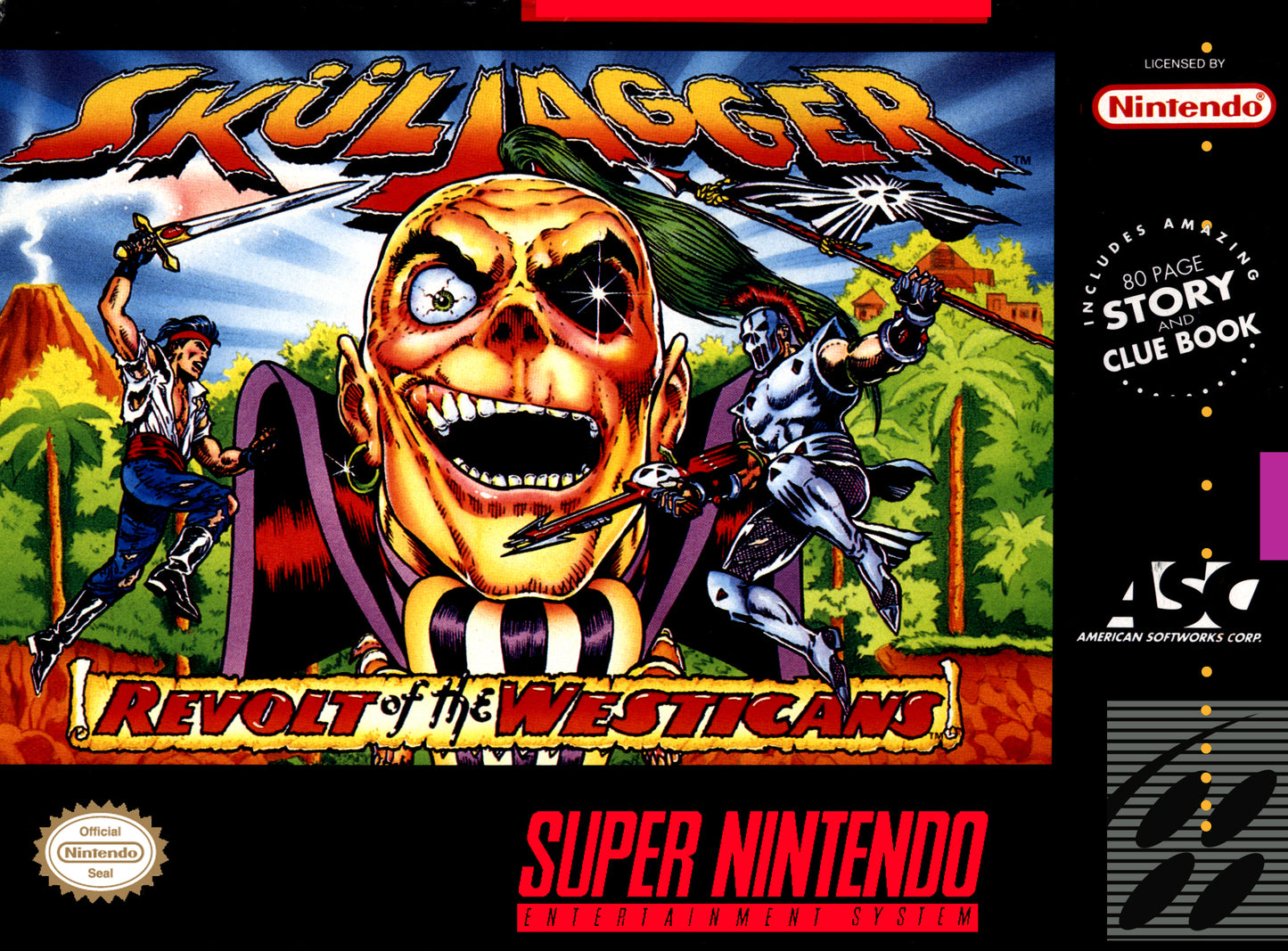 SKULJAGGER - SNES (W/BOX)