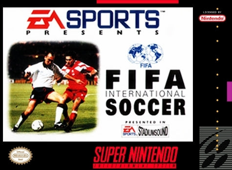 FIFA INTERNATIONAL SOCCER - SNES (W/BOX & MANUAL)