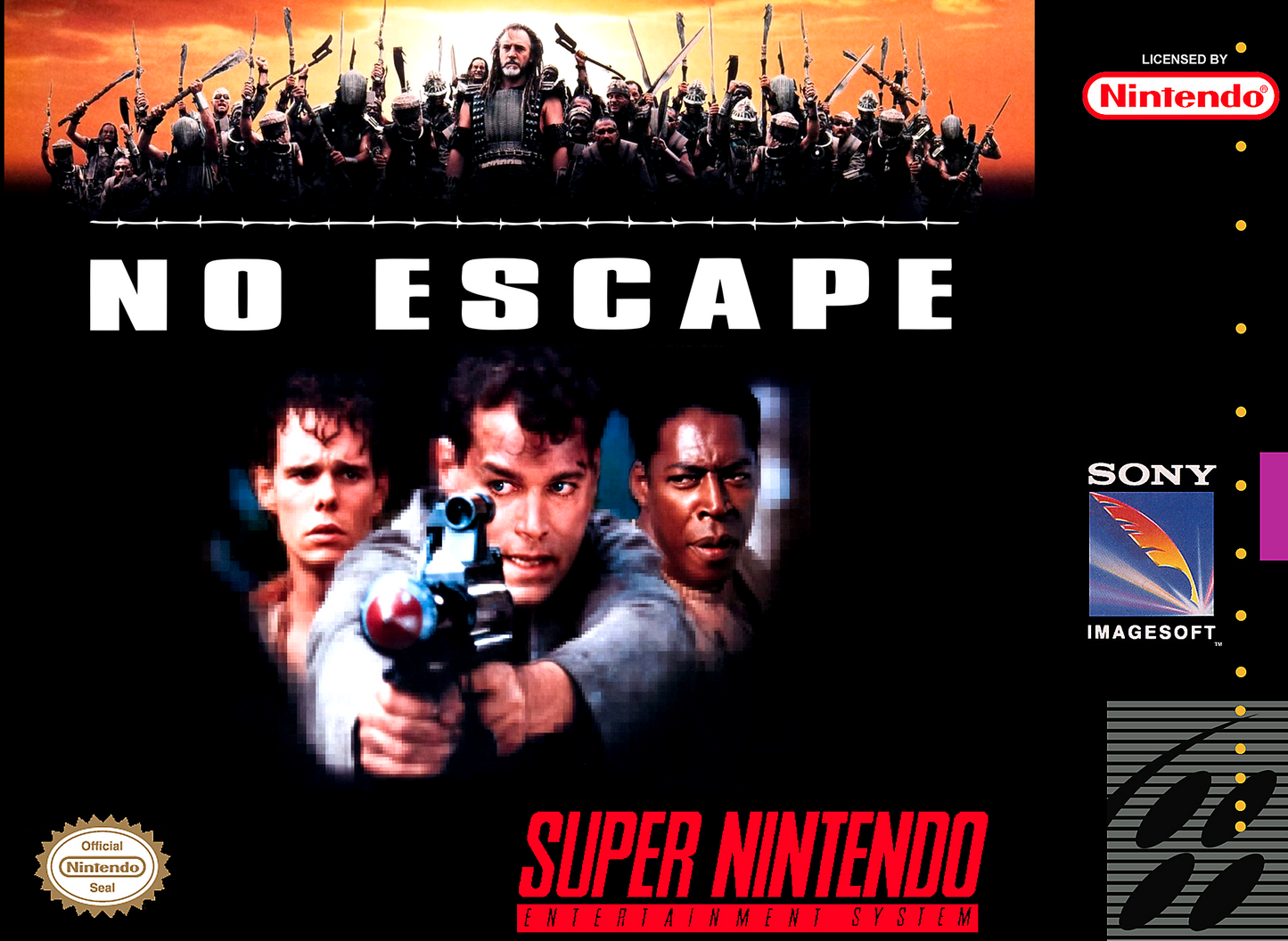 NO ESCAPE - SNES (W/BOX & MANUAL)