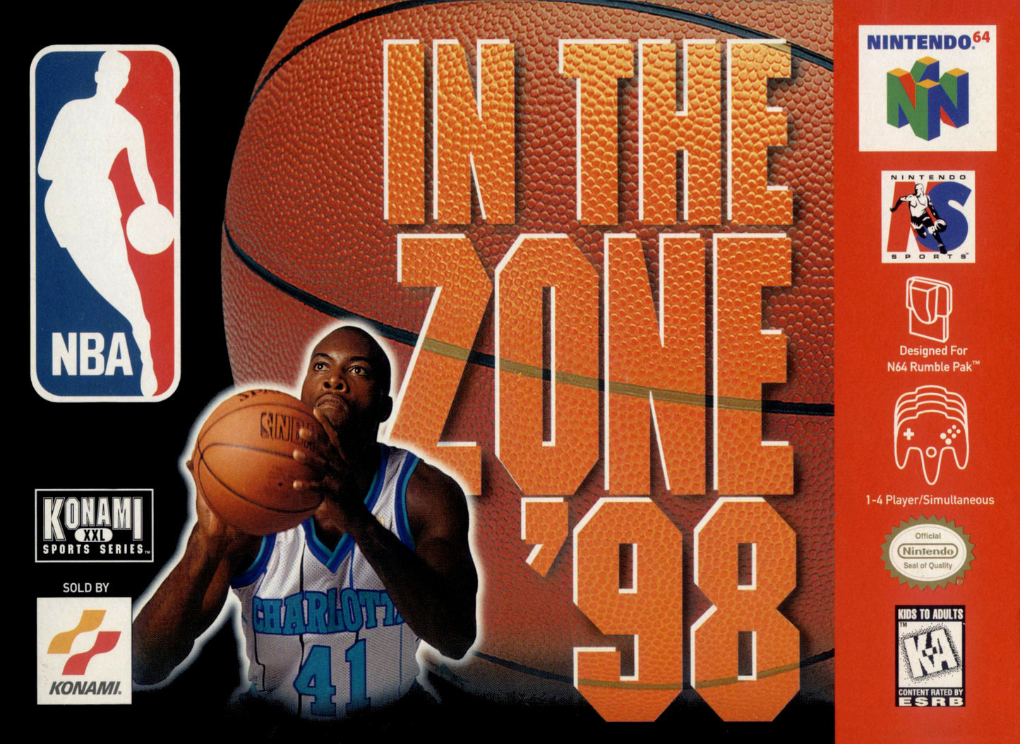 NBA IN THE ZONE '98 - N64 (W/BOX)
