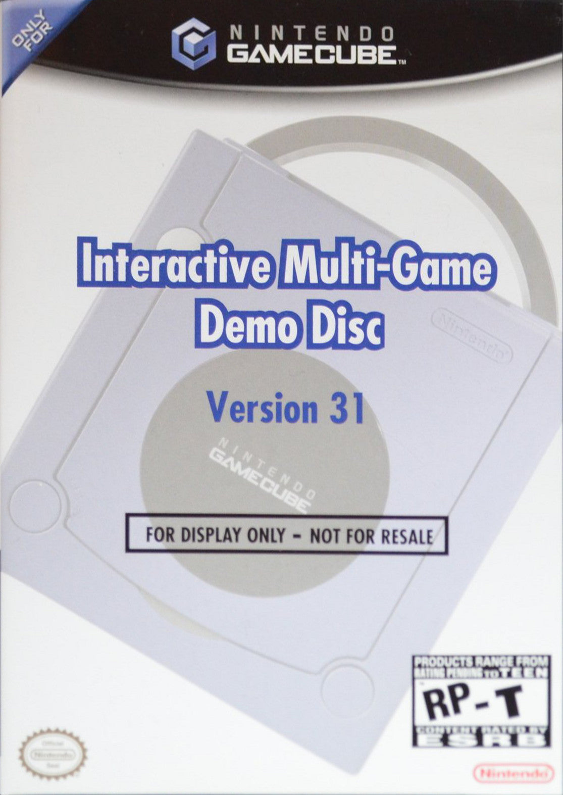 INTERACTIVE MULTI-GAME DEMO DISC #31 - GCB