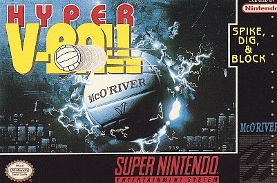 HYPER V-BALL - SNES (W/BOX)