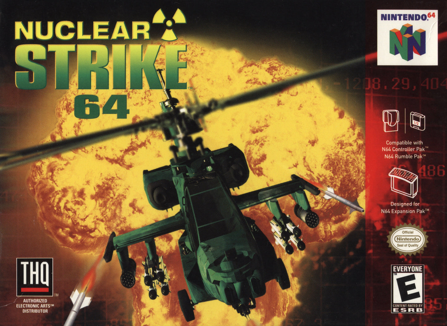 NUCLEAR STRIKE - N64 (W/BOX & MANUAL)