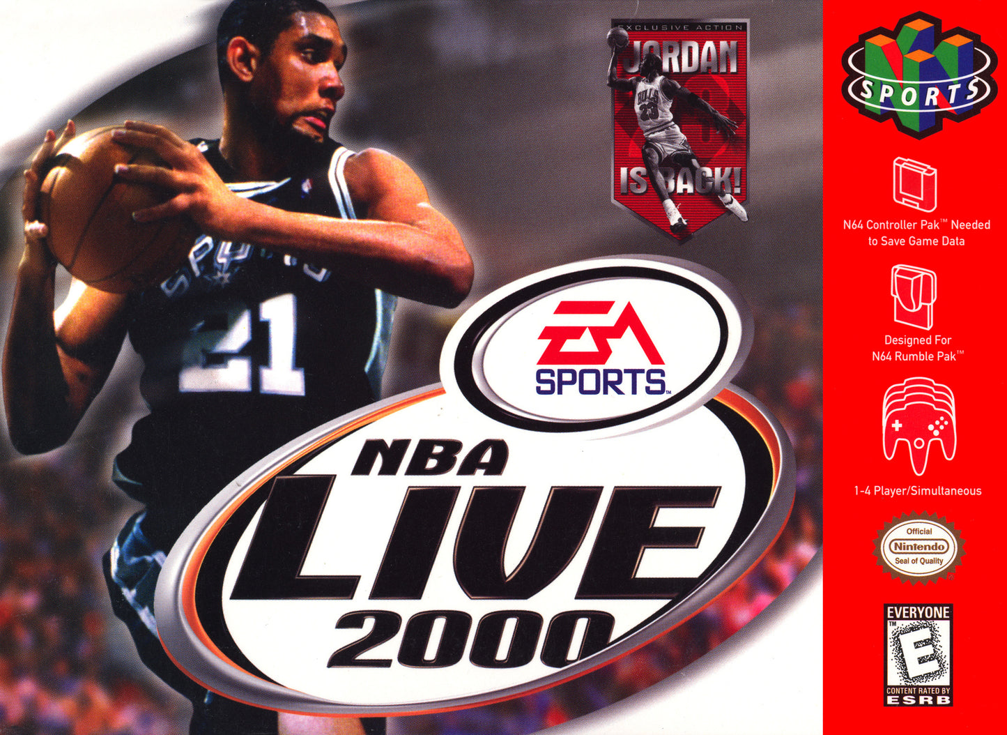 NBA LIVE 2000 - PS1