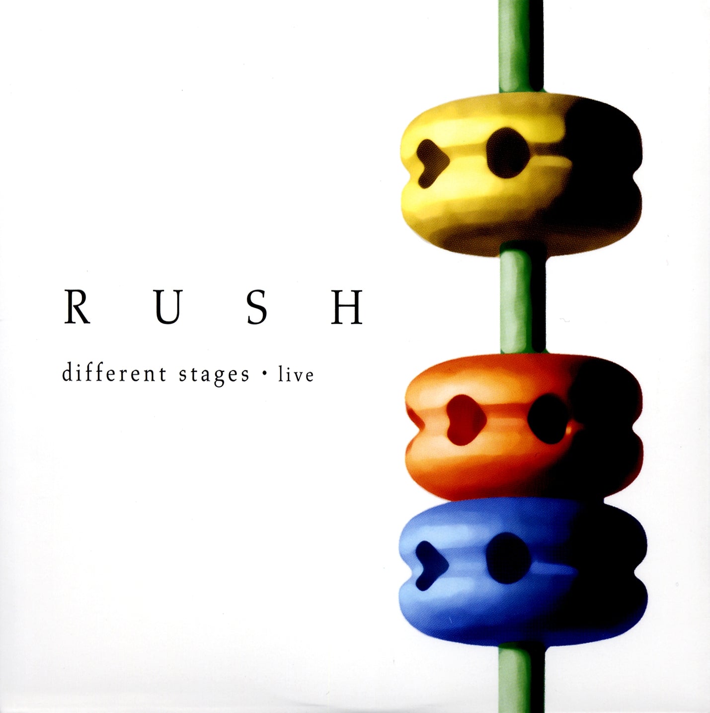 RUSH - DIFFERENT STAGES (3CD BOX SET)