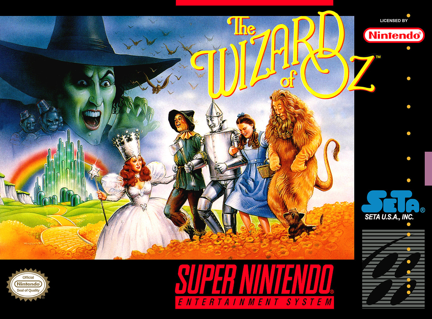WIZARD OF OZ - SNES (W/BOX & MANUAL)