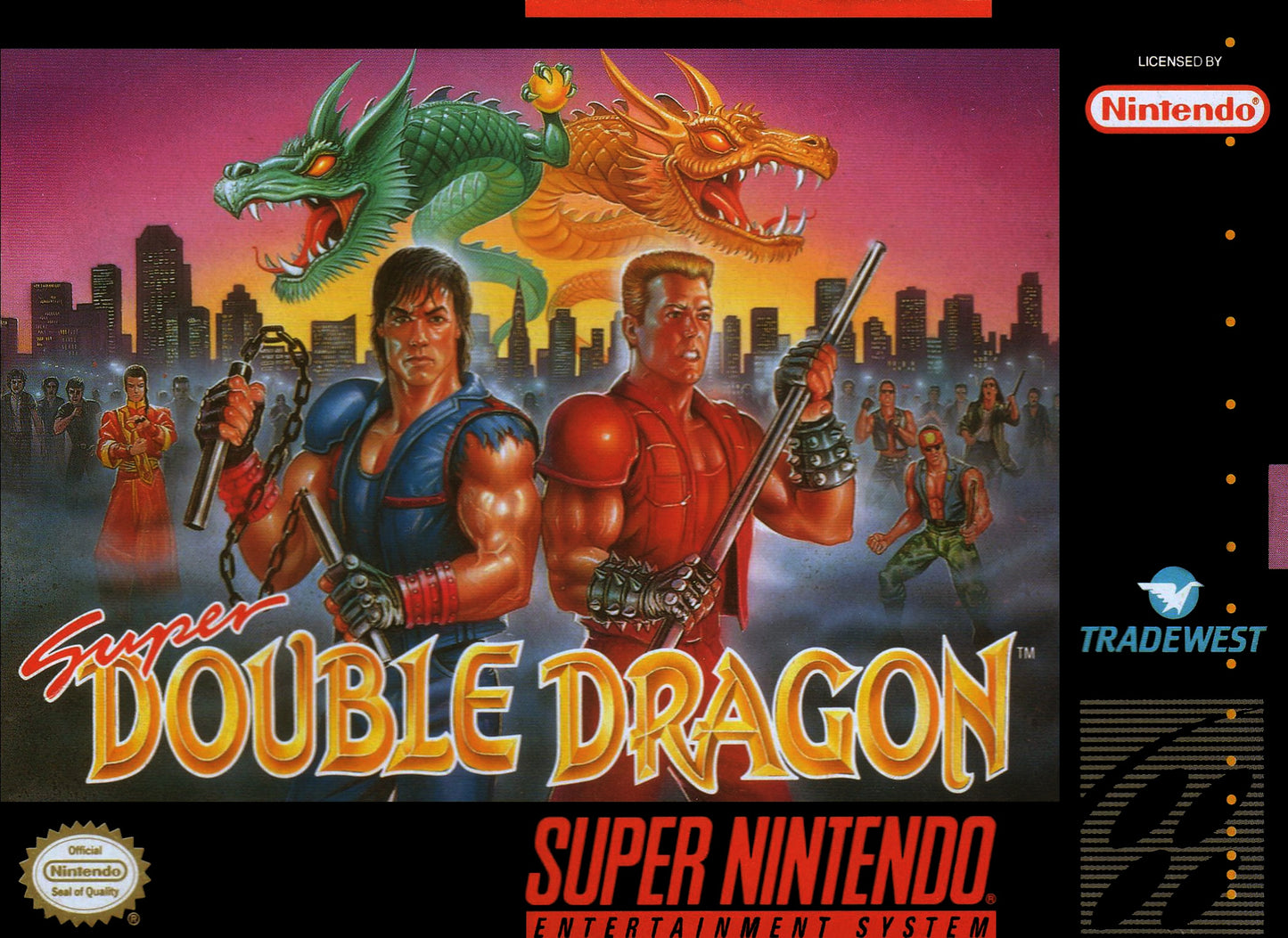 SUPER DOUBLE DRAGON - SNES