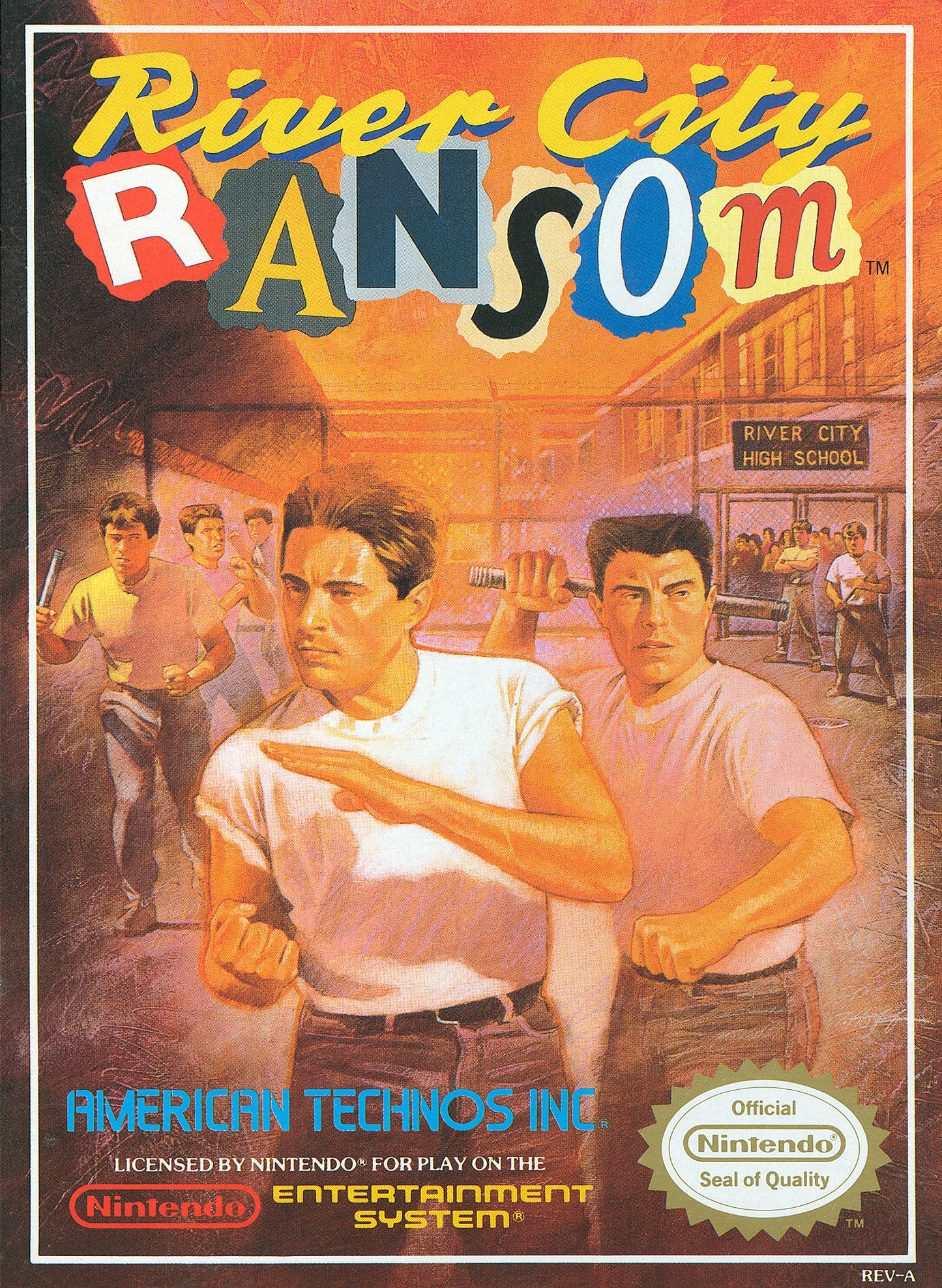 RIVER CITY RANSOM - NES (W/BOX & MANUAL)