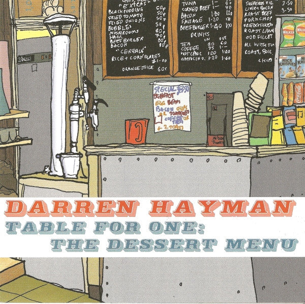HAYMAN, DARREN - TABLE FOR ONE DESSERT MENU