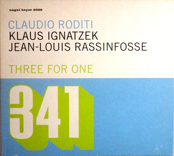 RODITI, CLAUDIO - THREE FOR ONE