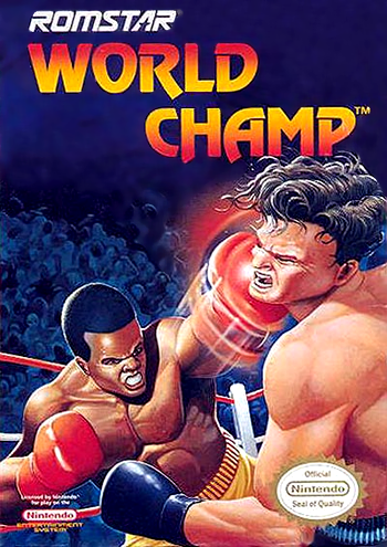 WORLD CHAMP - NES (W/BOX & MANUAL)