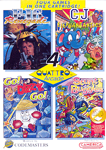 QUATTRO ARCADE - NES (W/BOX & MANUAL)
