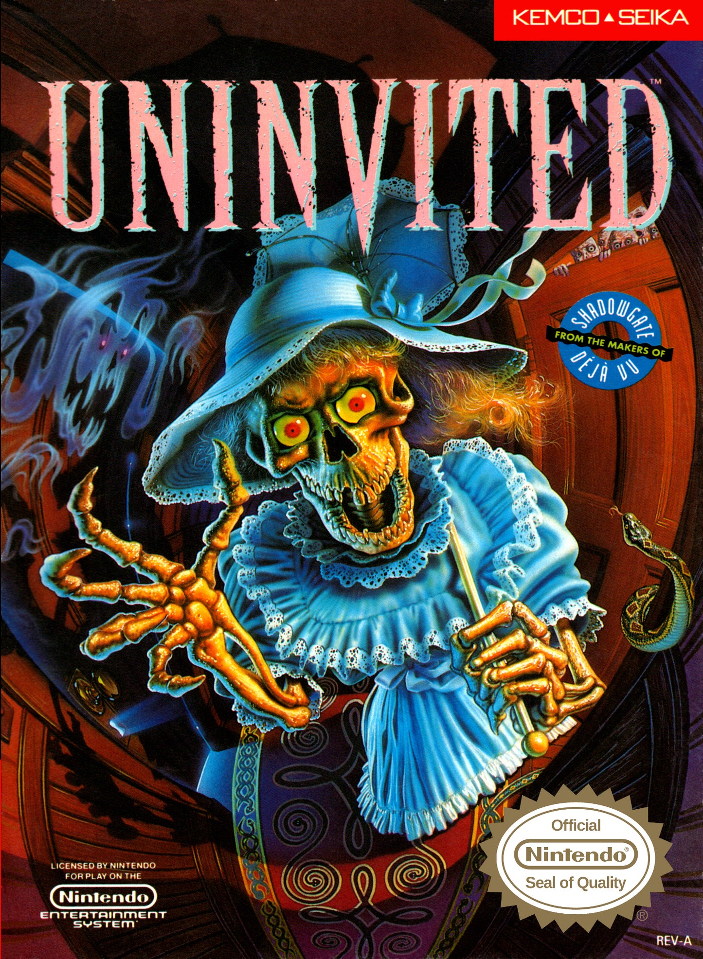 UNINVITED - NES (W/BOX & MANUAL)