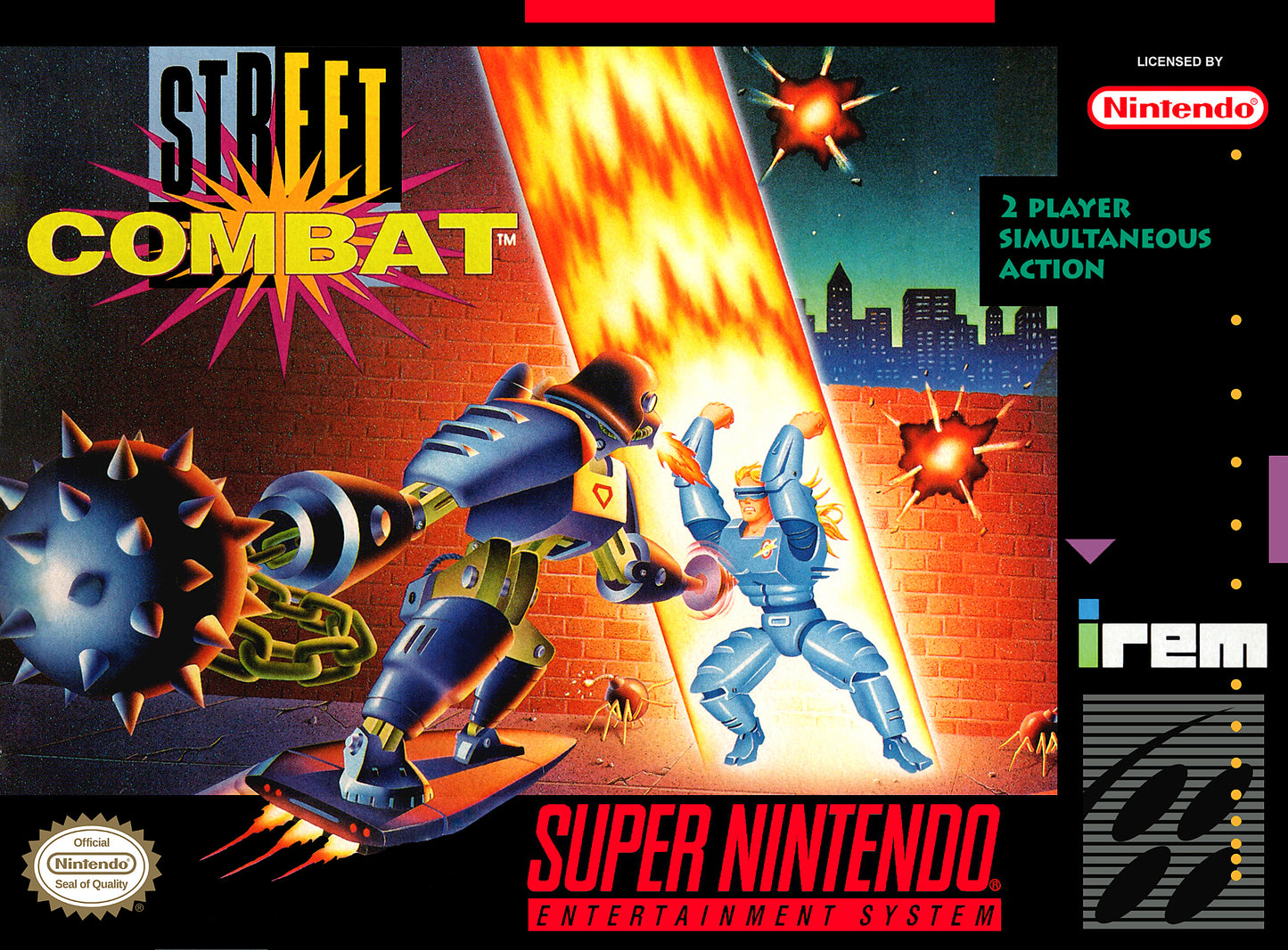 STREET COMBAT - SNES