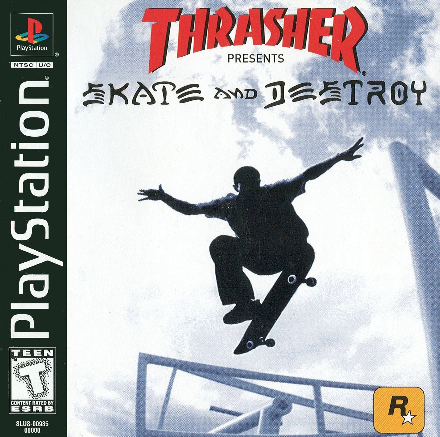 THRASHER: SKATE & DESTROY - PS1