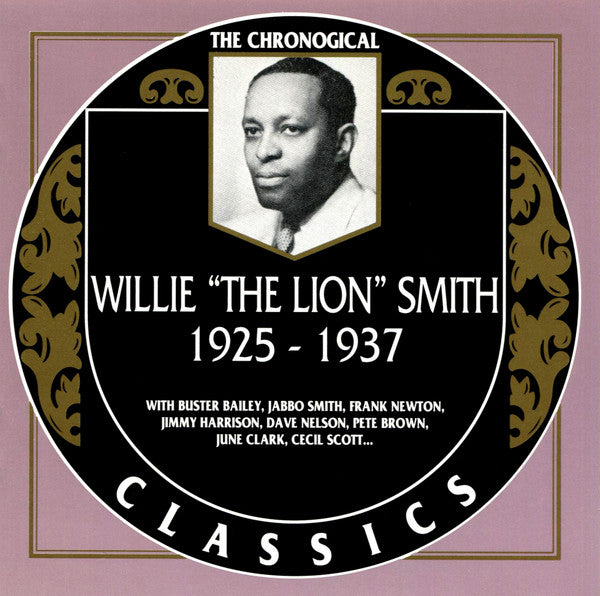 SMITH, WILLIE THE LION - 1925-1937