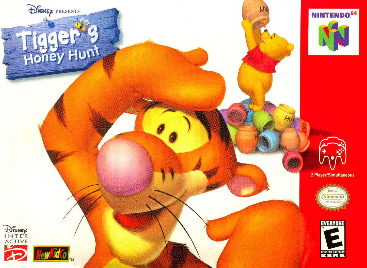 TIGGER'S HONEY HUNT - N64 (W/BOX)