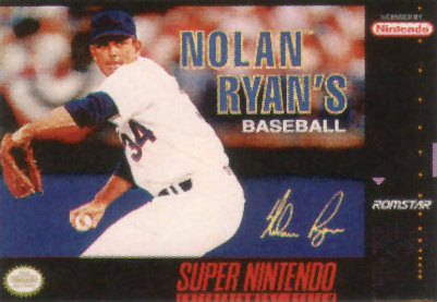 NOLAN RYAN'S BASEBALL - SNES (W/BOX)