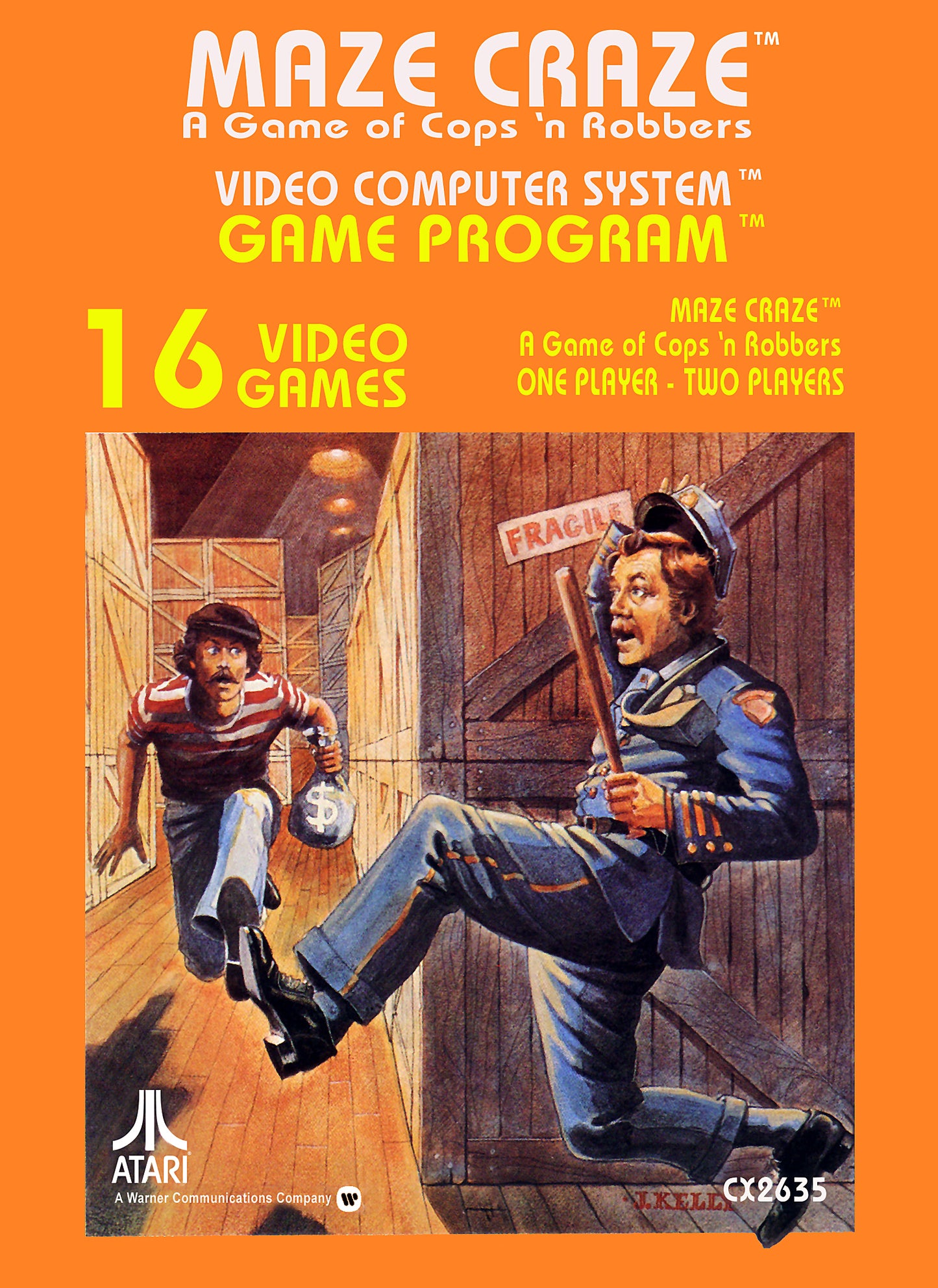 MAZE CRAZE: A GAME OF COPS & ROBBERS - ATARI2600