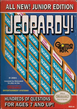 JEOPARDY JR - NES (W/BOX & MANUAL)