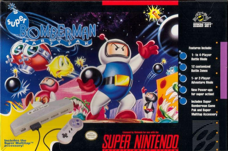 SUPER BOMBERMAN - SNES (W/BOX)