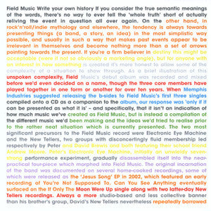 FIELD MUSIC - WRITE YOUR OWN HISTORY