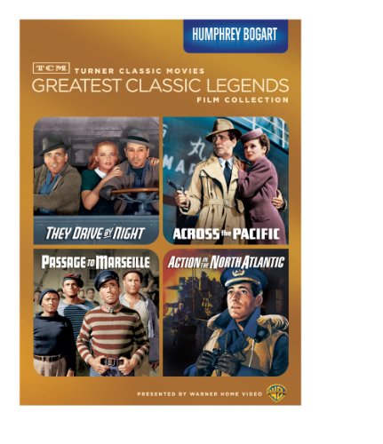 TCM GREATEST CLASSIC LEGENDS COLLECTION (THEY DRIVE BY NIGHT / ACROSS THE PACIFIC / PASSAGE TO MARSEILLE / ACTION IN THE NORTH ATLANTIC)
