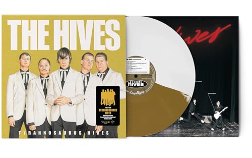 THE HIVES - TYRANNOSAURUS HIVES - LIMITED WHITE & GOLD COLORED VINYL
