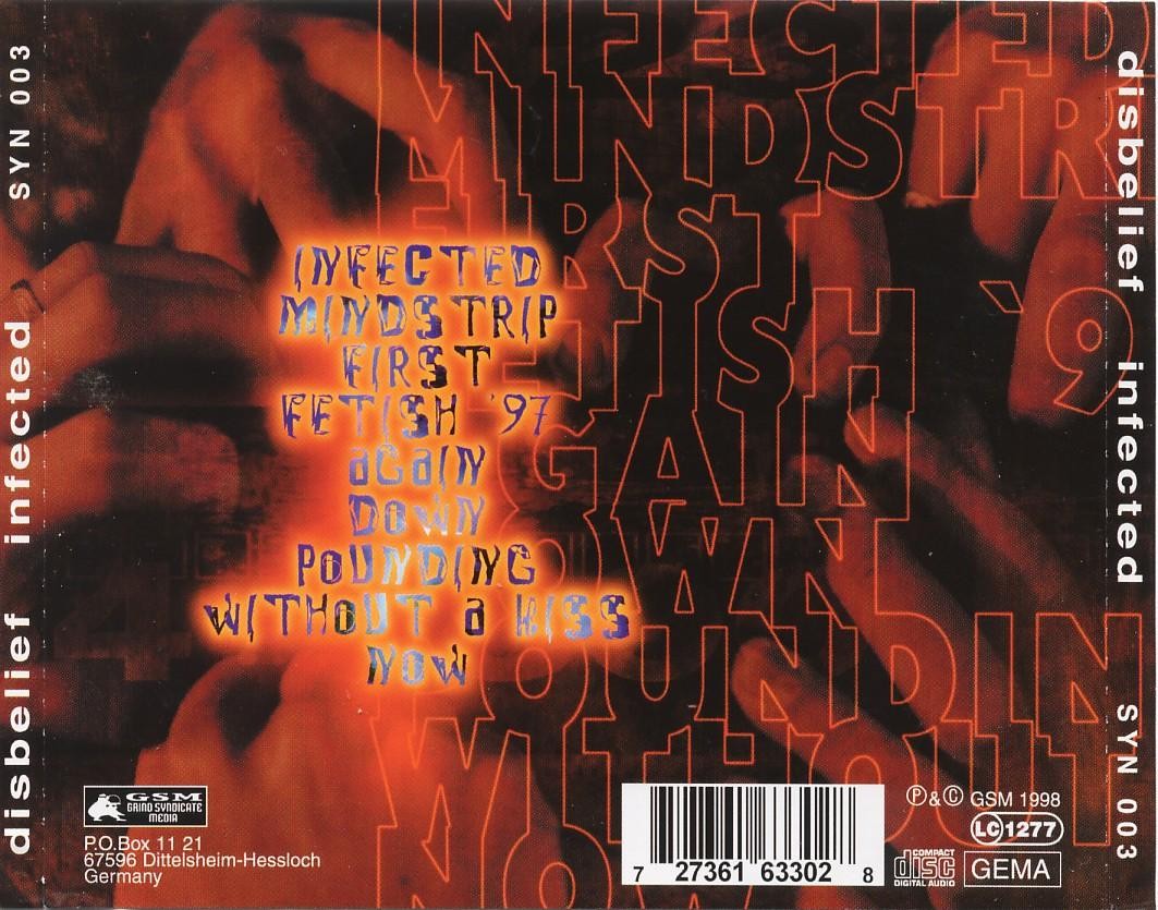 DISBELIEF - INFECTED (DIGIPAK)