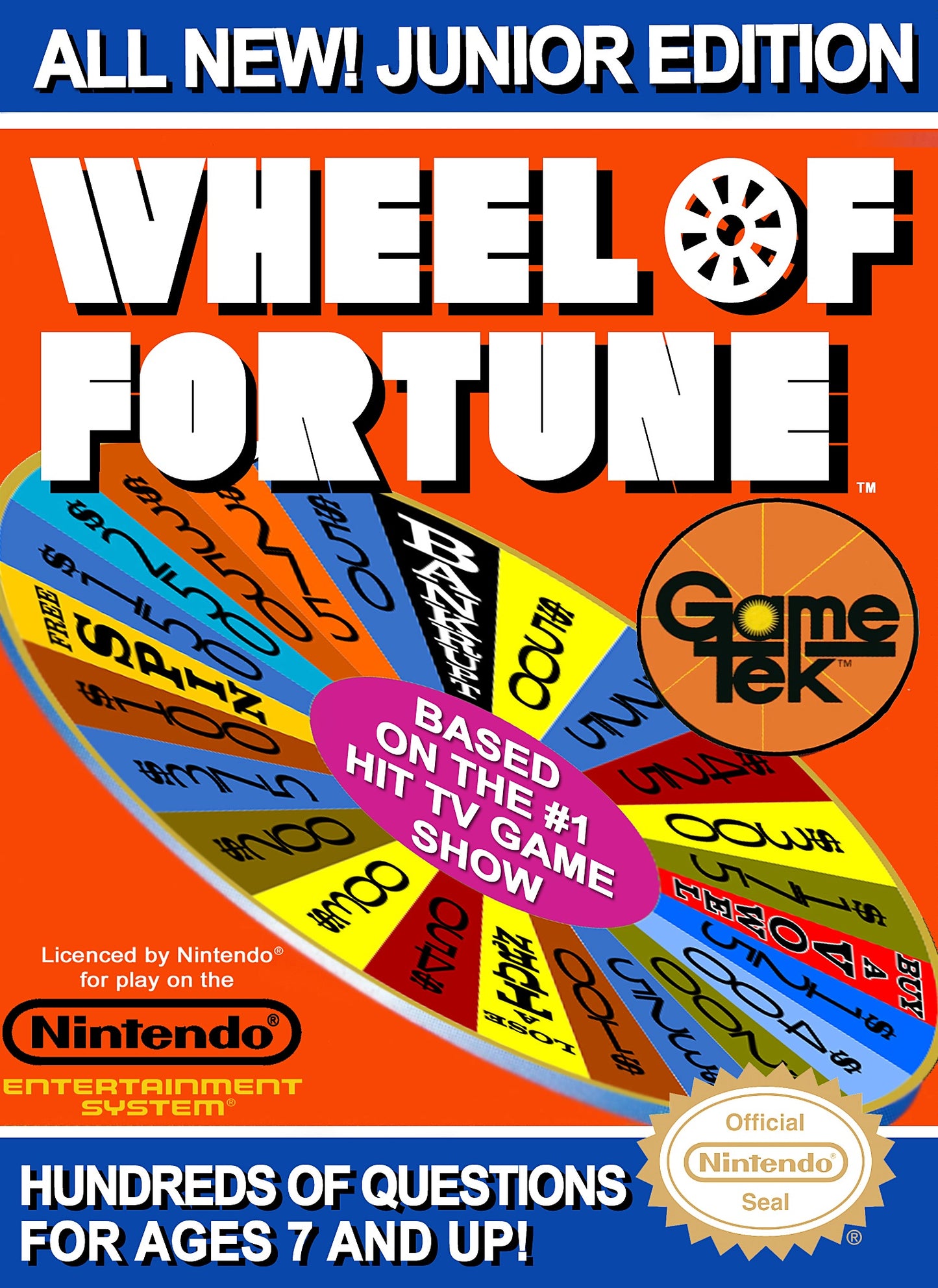 WHEEL OF FORTUNE: JUNIOR EDITION - NES (W/BOX)