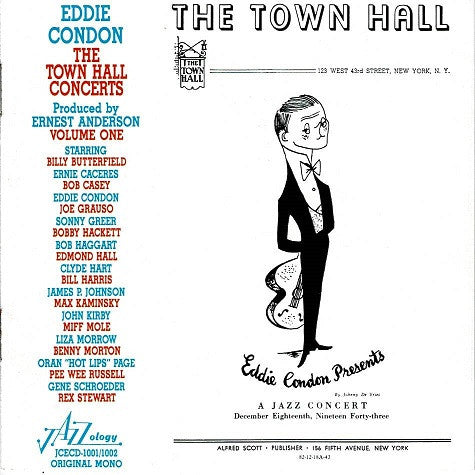CONDON, EDDIE - TOWN HALL CONCERTS V1 (2CDS)