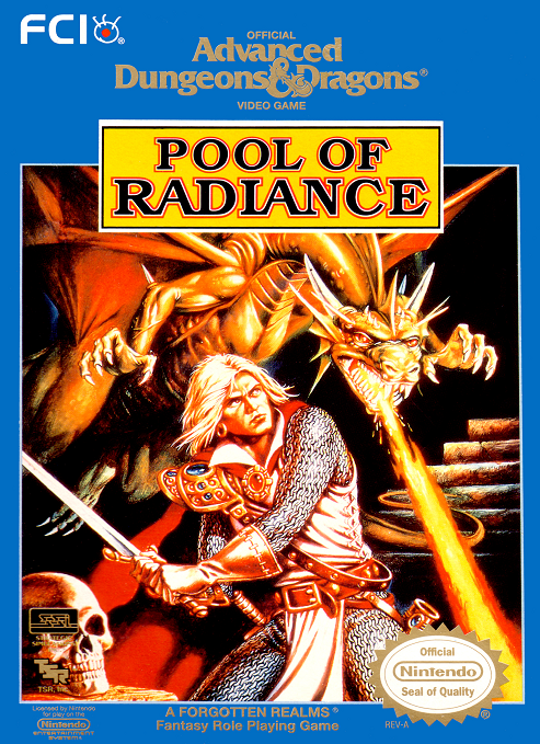 ADVANCED DUNGEONS & DRAGONS: POOL OF RAD - NES (W/BOX)
