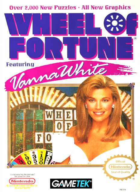 WHEEL OF FORTUNE FEATURING VANNA WHITE - NES (W/BOX)