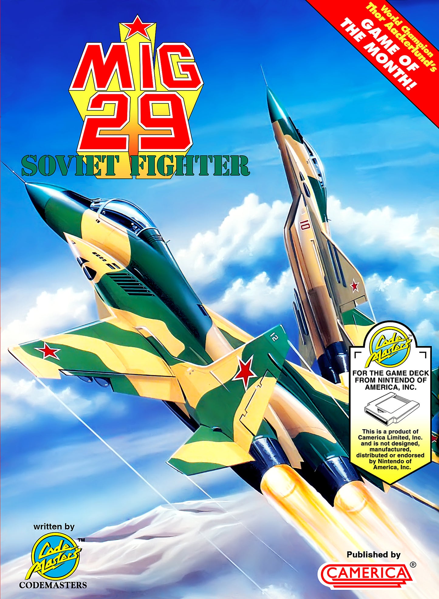 MIG-29: SOVIET FIGHTER - NES (W/BOX)